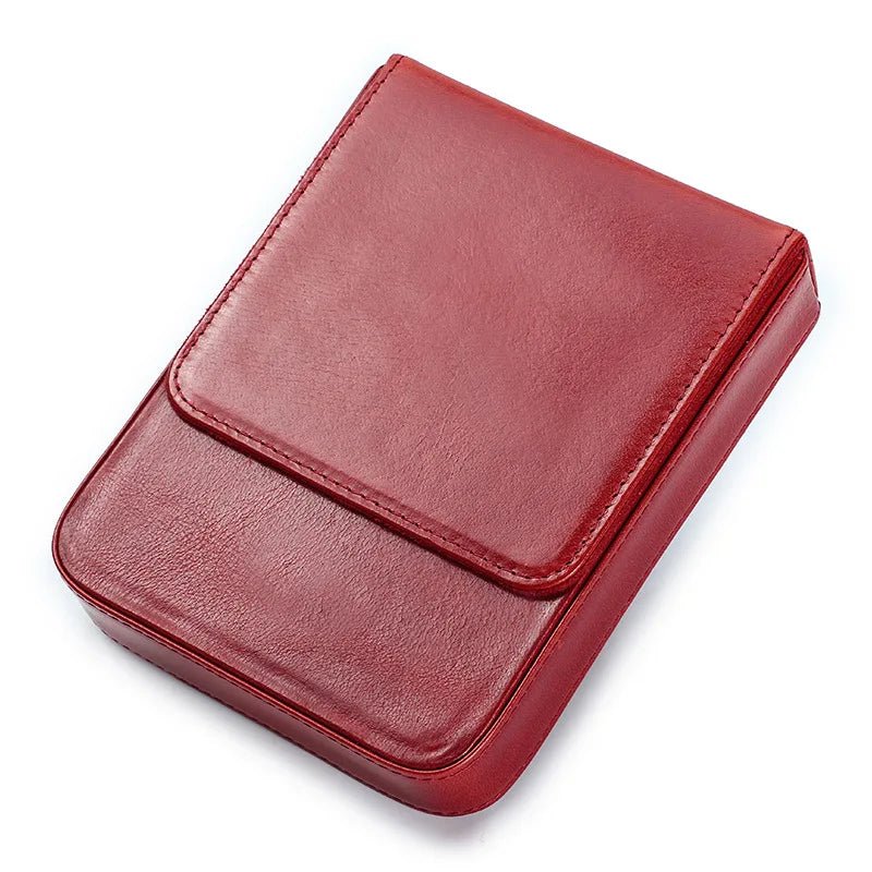 Handmade Fountain Pen Case Leather For Men Women Holder Pen Pouch Retro Pen Box Organizer Boys Girls School - ZakelijkePennen.nl