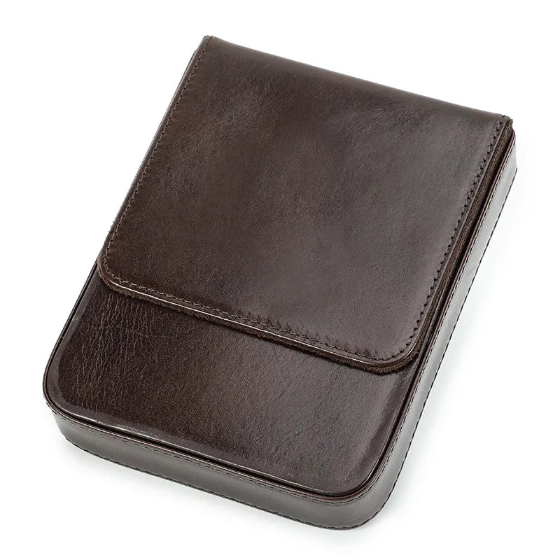 Handmade Fountain Pen Case Leather For Men Women Holder Pen Pouch Retro Pen Box Organizer Boys Girls School - ZakelijkePennen.nl