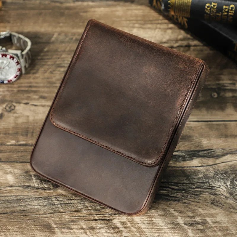 Luxe bescherming voor uw schrijfwaren – leren pennenetui met magneetsluiting - ZakelijkePennen.nl