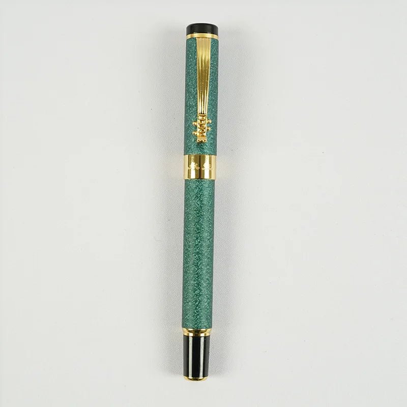 🖋️ Luxe kalligrafiepen met goudkleurige sierclip – Zakelijke elegantie met verwisselbare penpunten - ZakelijkePennen.nl