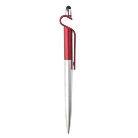 De ultieme tool voor multitaskers: de multifunctionele 3-in-1 pen met haak en stylustip.