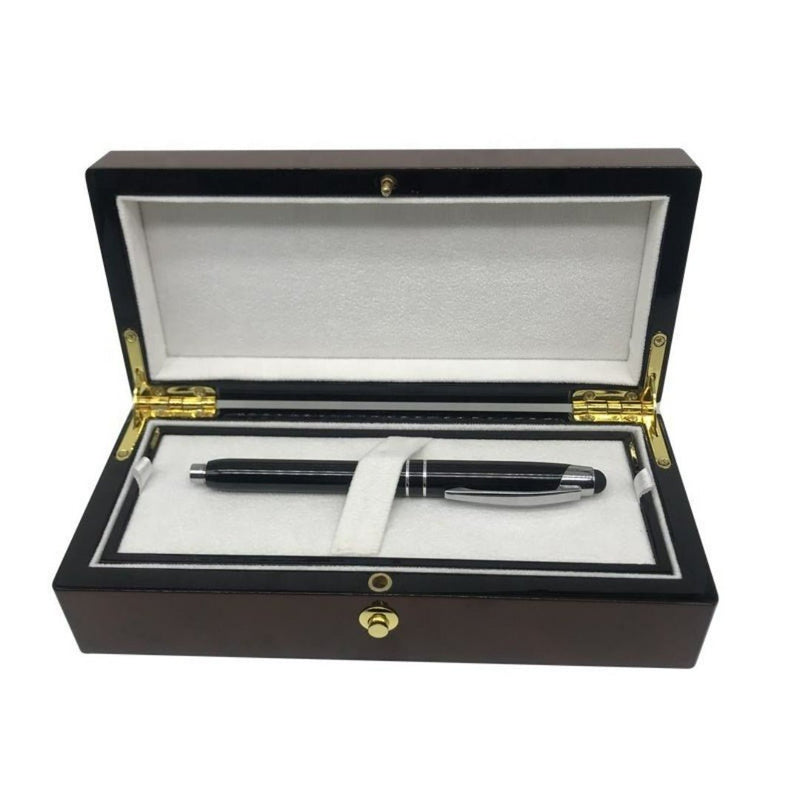 Laad afbeelding in Galerijviewer, Elegante luxe pen in een fluwelen geschenkdoos.
Productnaam: Geef uw pennen de opslag die ze verdienen met onze luxe 2 laagse fluweel pen geschenkdoos.
