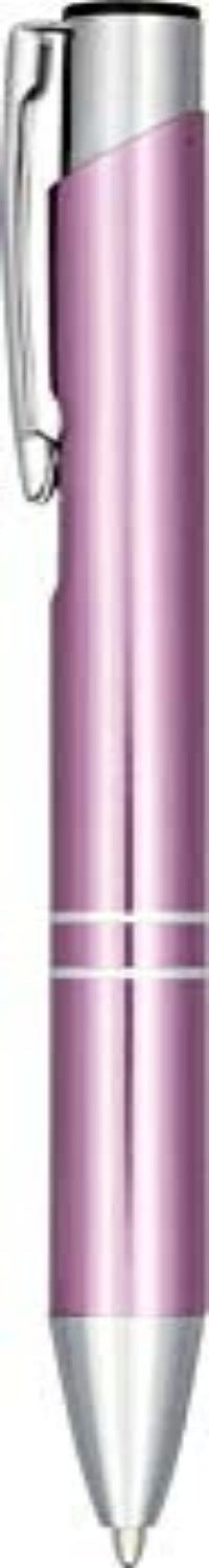 Laad afbeelding in Galerijviewer, Kies voor stijl en kwaliteit met onze hoogwaardige metallic roze klikbalpennen met zilveren clip, gemaakt van duurzaam en milieuvriendelijk aluminium.
