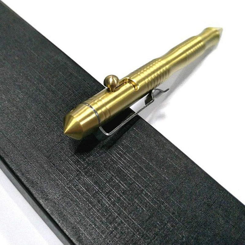 Laad afbeelding in Galerijviewer, Elegante kogelmessing pen
