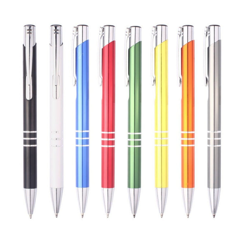 Laad afbeelding in Galerijviewer, Upgrade uw schrijfervaring met deze set van 8 Edding balpennen!
