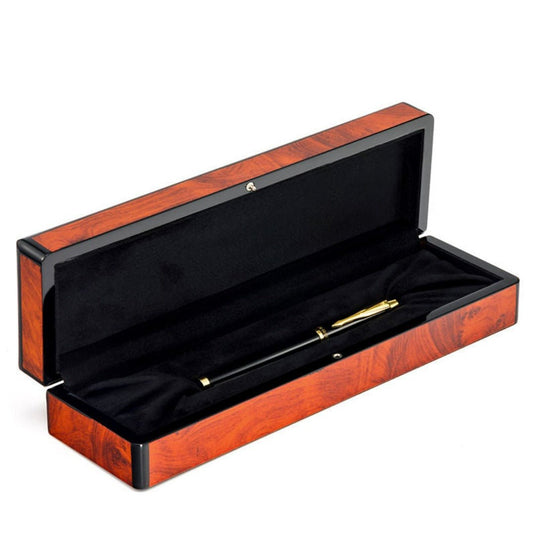 Elegante pen gepresenteerd in een duurzame Verwen opname van uw dierbaren met onze prachtige MDF houten luxe opbergdoos met zwarte voering.
